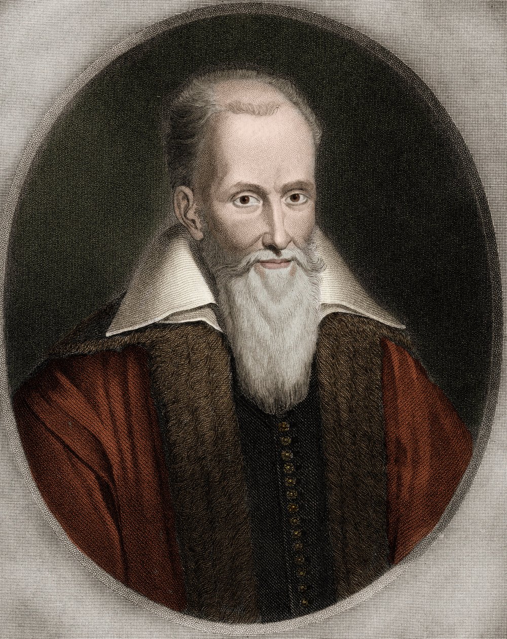Joseph Juste Scaliger (1540-1609) - gravure - 19ème siècle - Unknown artist