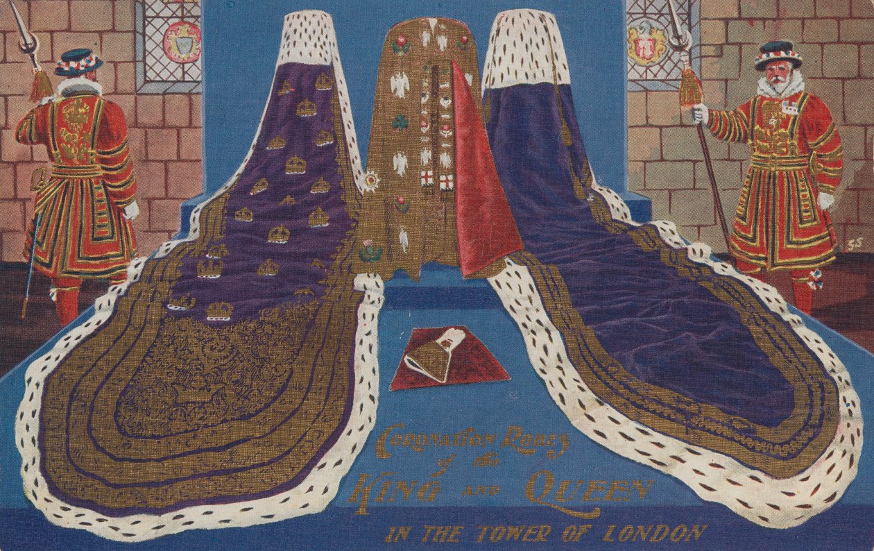 Robe de couronnement du roi Édouard VII - Unknown Artist