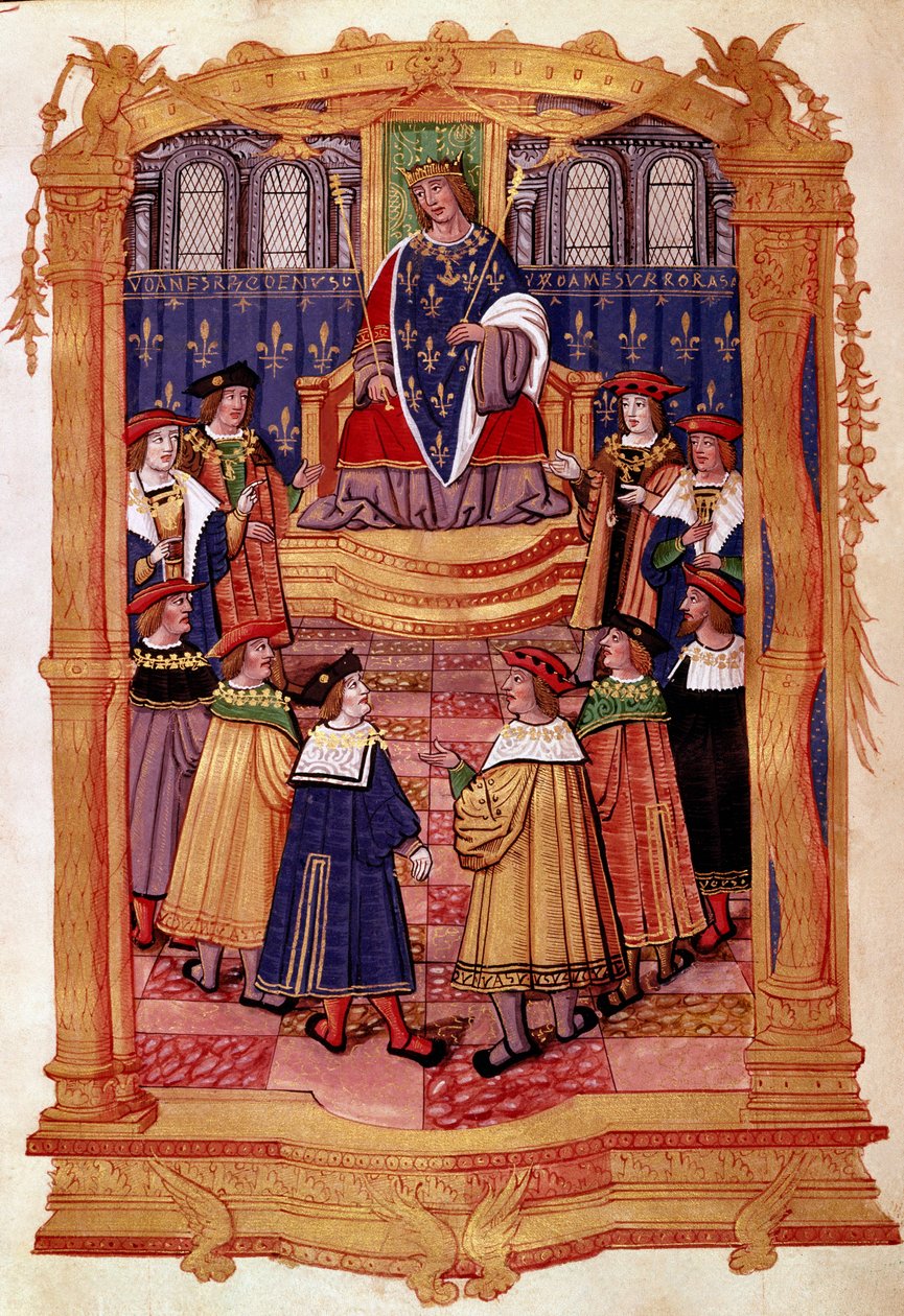 Le roi Louis XI et les chevaliers de l