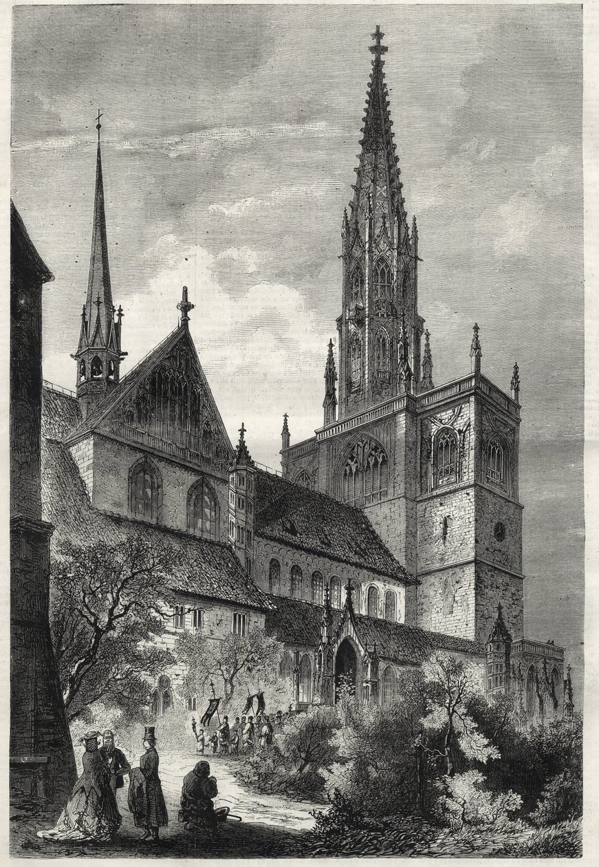 Konstanzer Münster - La cathédrale de Constance - Allemagne - Cathédrale Notre-Dame de Constance - 1868 - Unknown artist