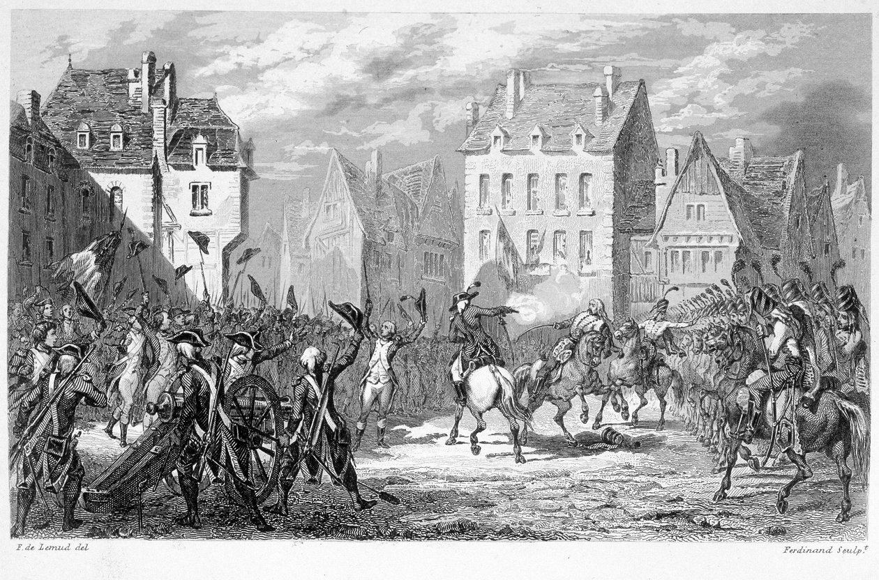 La Garde Nationale de Varennes (22 juin 1791) - dans "Fastes des Gardes nationales de France" - Unknown artist