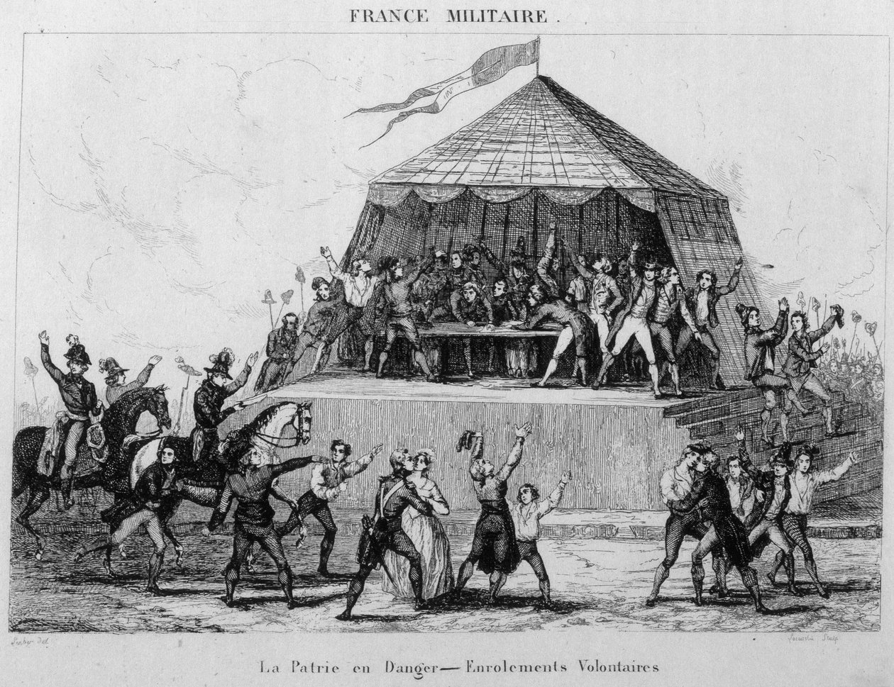 La Patrie en danger - Enrôlements volontaires - Unknown artist