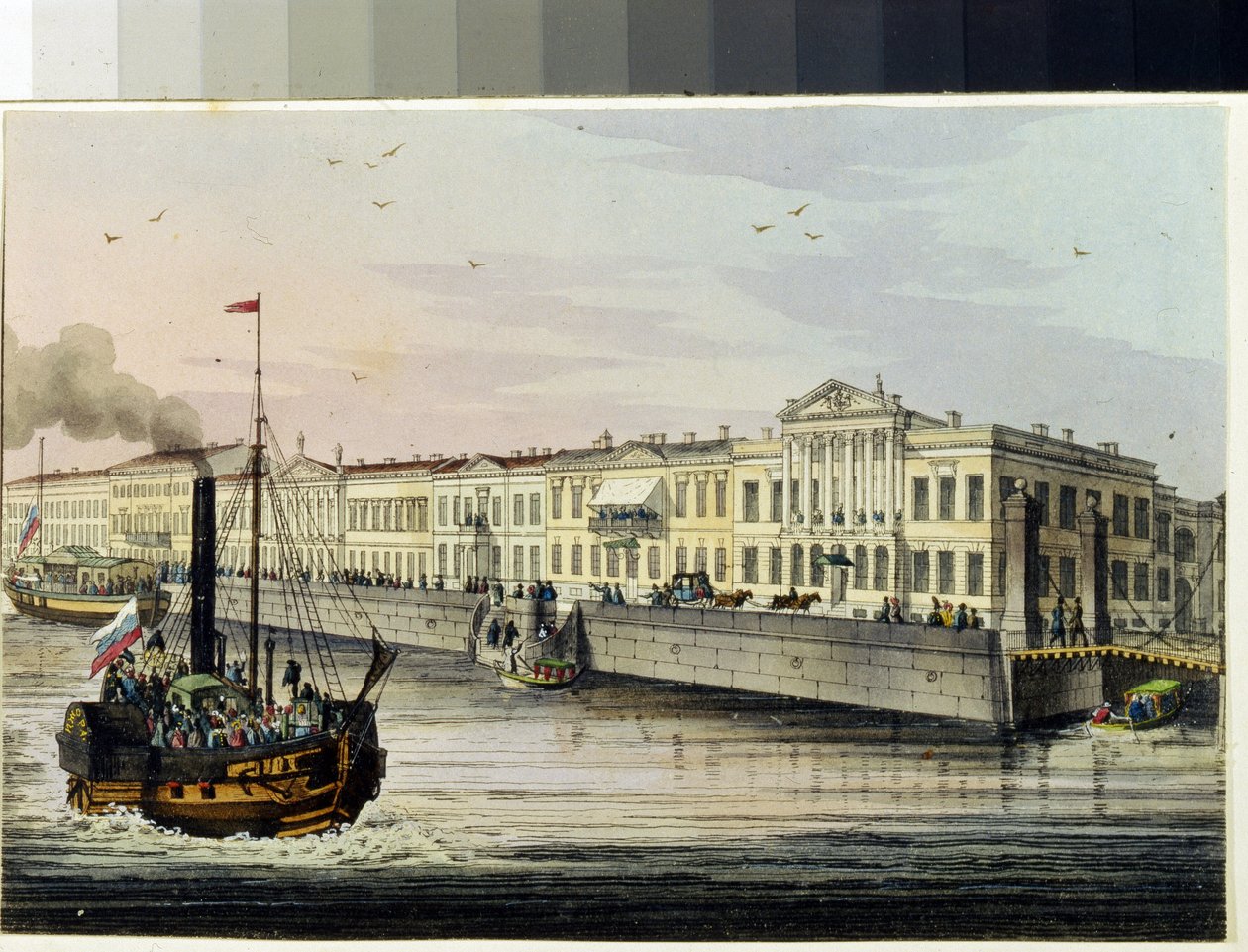 Le quai des anglais à Saint Petersbourg - Unknown artist