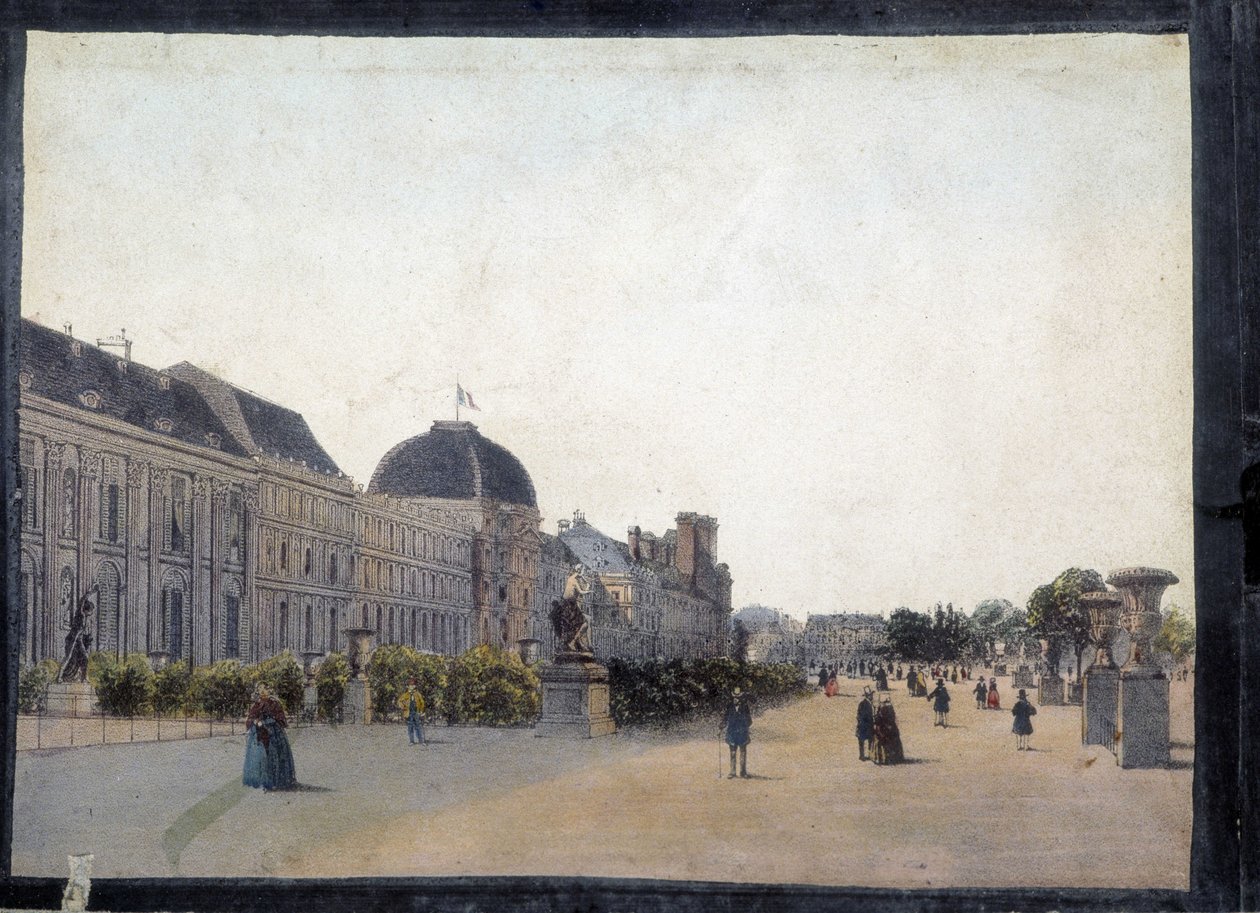 Les Tuileries - dans « Vues de Paris pour Panoptic Polyorama », vers 1850 - Unknown artist