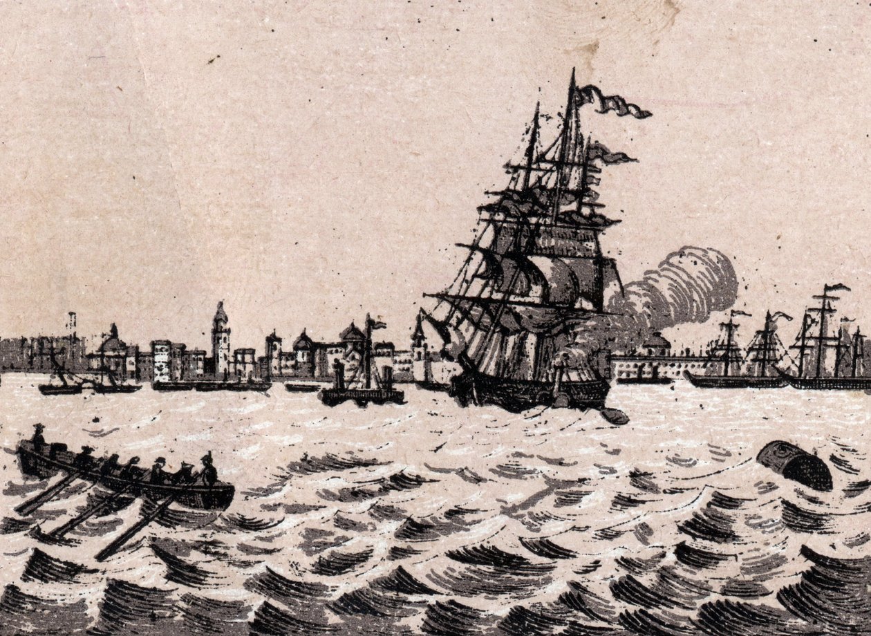 Liverpool, Angleterre : vue du port. dans "Le monde illustre 168 vues" Non daté (fin du 19e siècle) - Unknown artist
