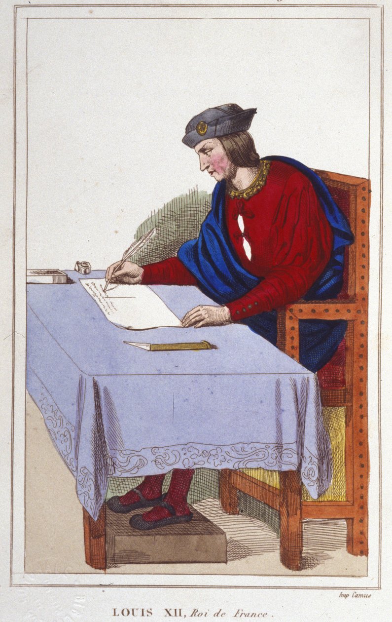 Louis XII (1462 -1515), Roi de France gravure de 1830 - Unknown artist