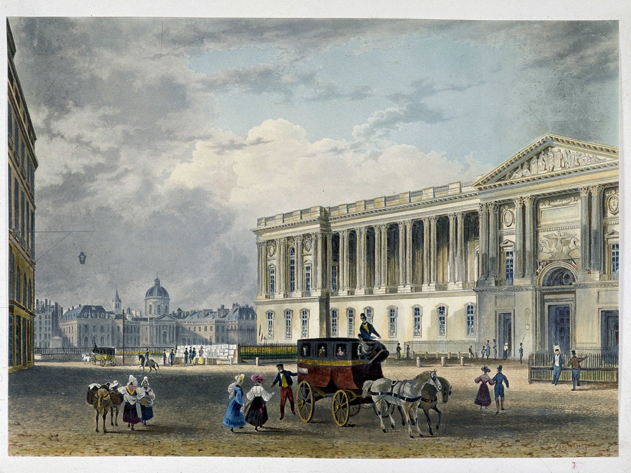 Louvre - Façade Est, à l