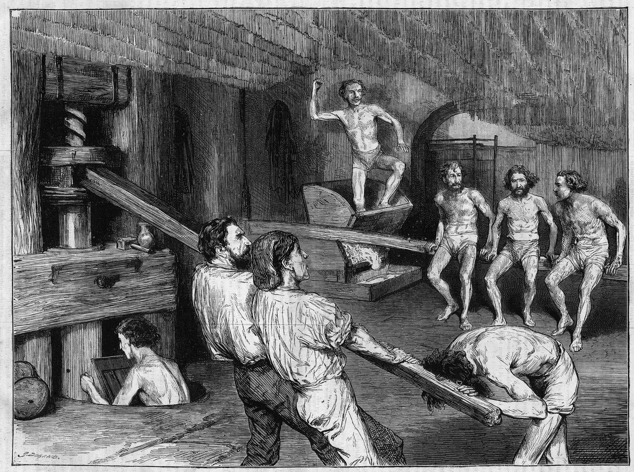 Usine de macaroni à Naples : utilisation d