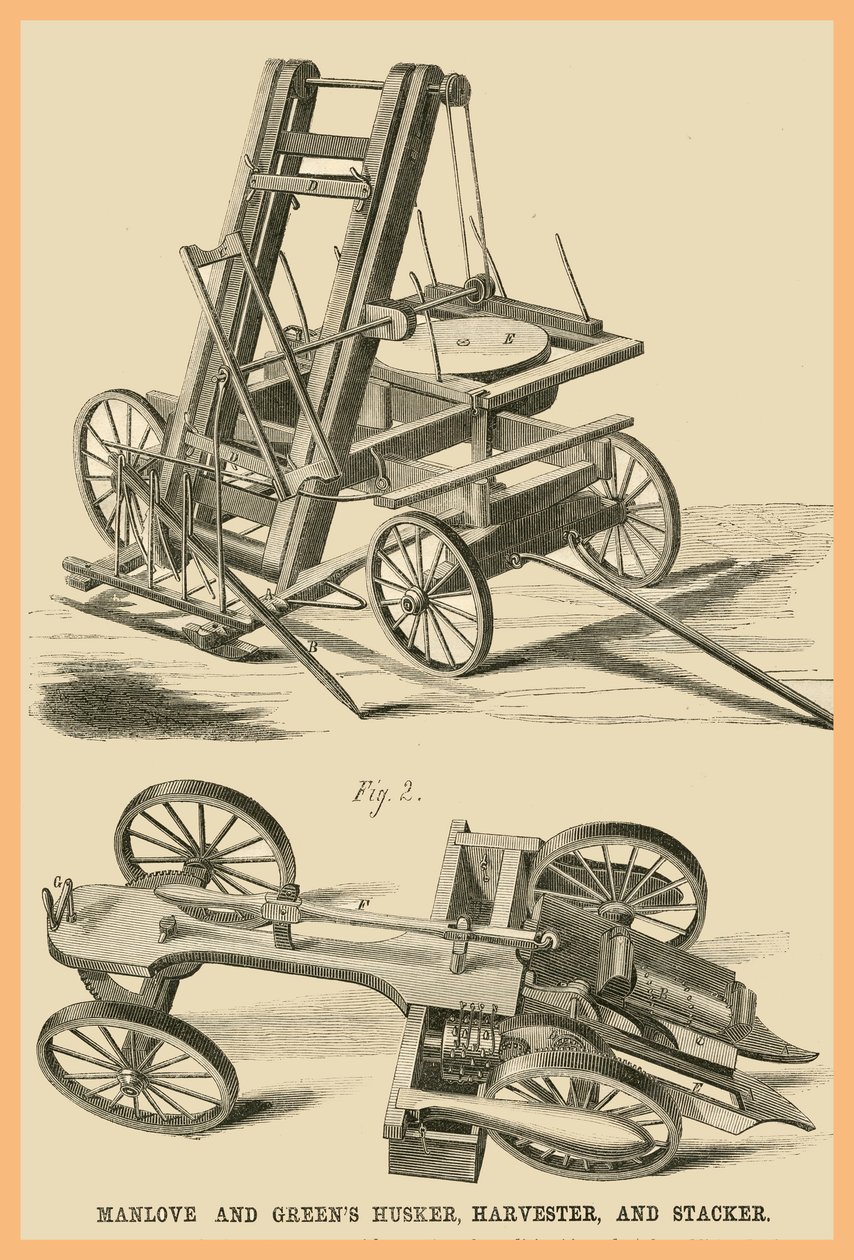 Manlove - Égreneuse de verdure, moissonneuse - empileuse - Unknown Artist