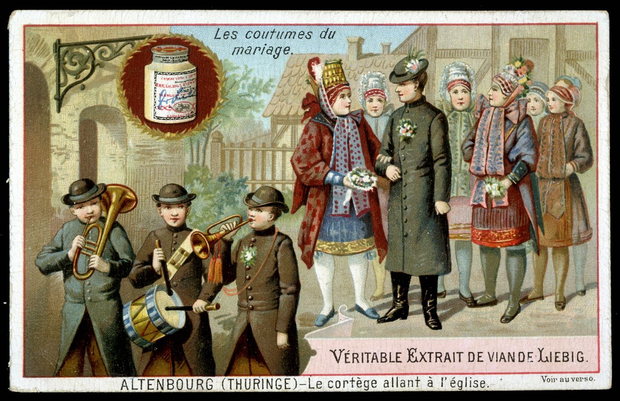 Coutumes de mariage : la procession allant à l