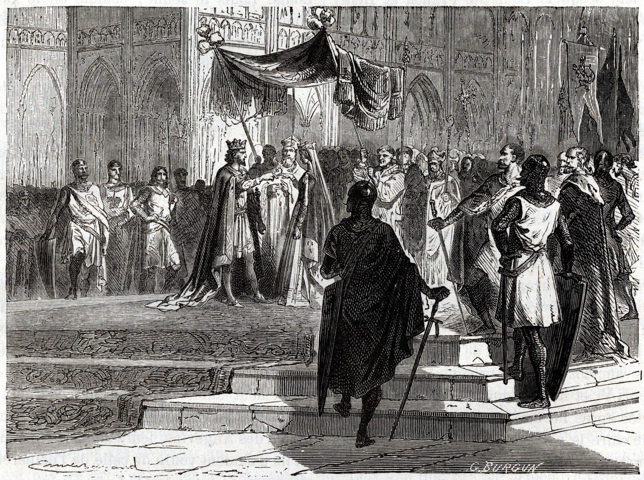 Mariage de Louis le Jeune (1120 - 1180) avec Aliénor d