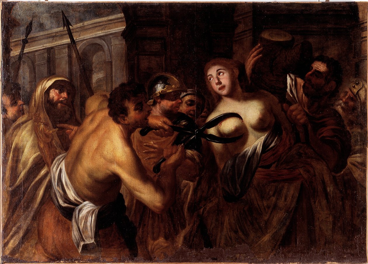 Martyr de Sainte Agathe de Sicile - Unknown artist