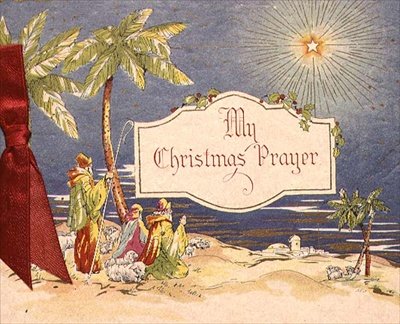 "Ma prière de Noël", carte de Noël - Unknown artist