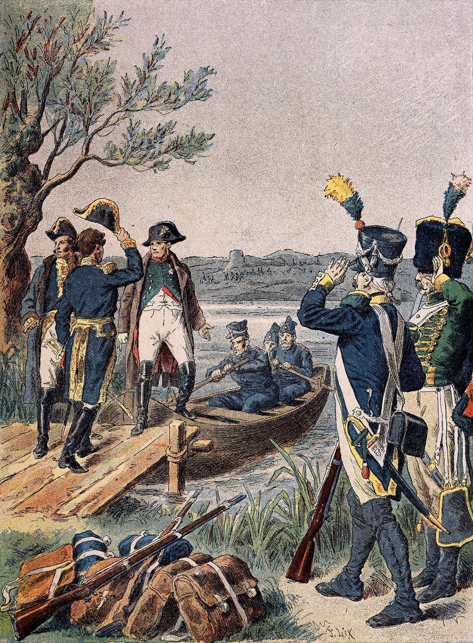 Napoléon et Massena sur l