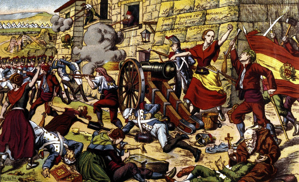 Guerres napoléoniennes : Le siège de Saragosse (15 juin - 14 août) - Unknown artist
