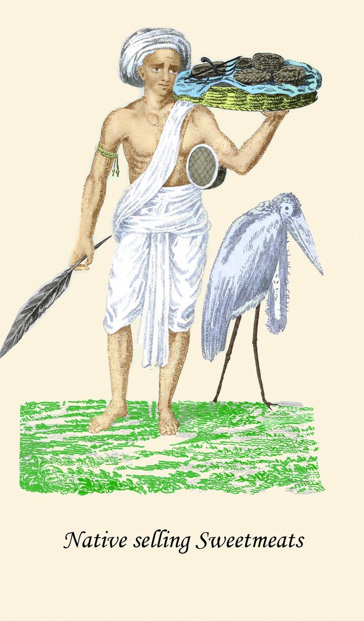 Native Selling Sweetmeats - Unknown Artist