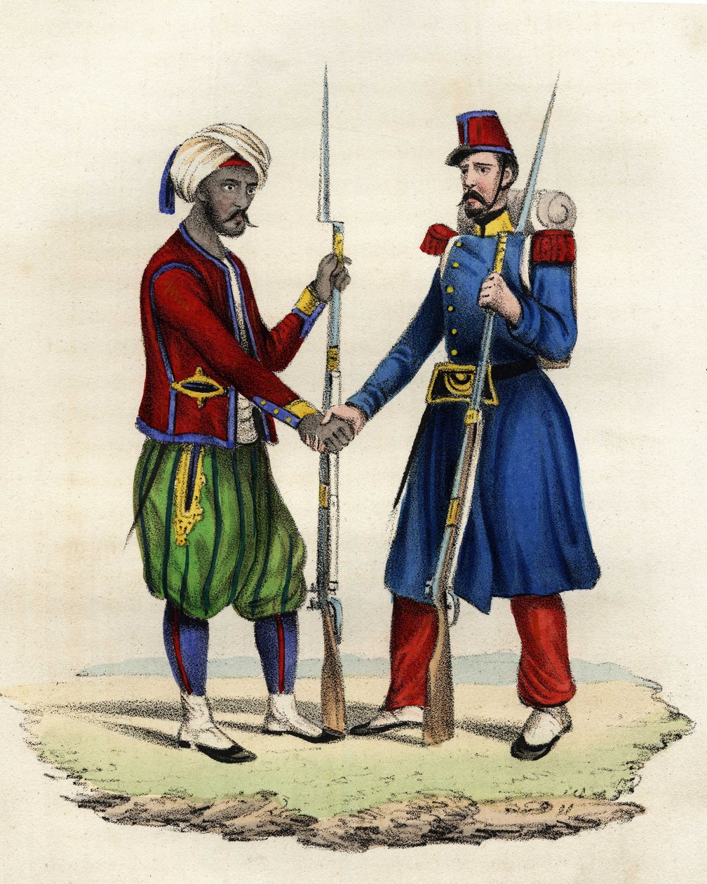 Chasseurs indigènes et français de l