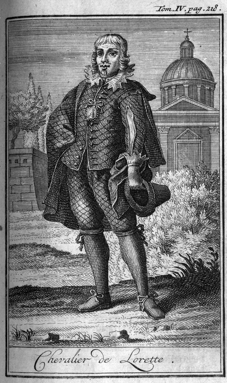 Ordres de Chevalerie. Chevalier de Lorette en France au 16ème siècle. Dans « Histoire des ordres militaires ou chevaliers, des milices séculières et régulières des deux sexes, qui ont été établies jusqu