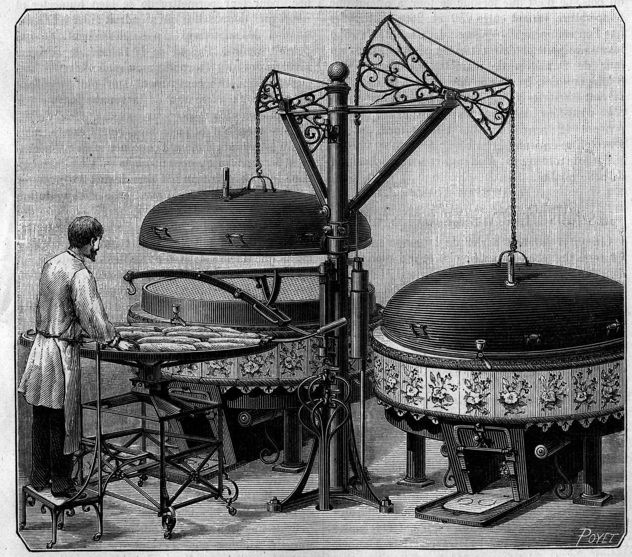 Fours de la boulangerie mécanique de l