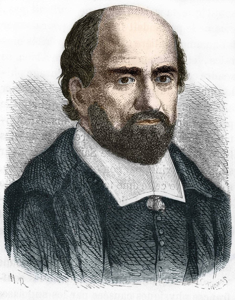 Portrait de (Jean Duvergier de Hauranne) abbé de Saint Cyran - Unknown artist