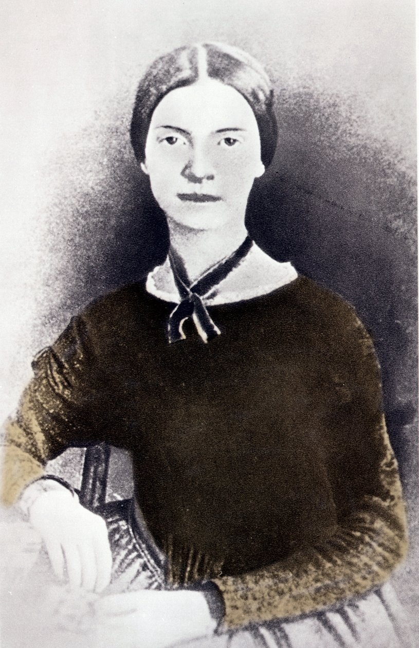Portrait de la poétesse américaine Emily Dickinson d