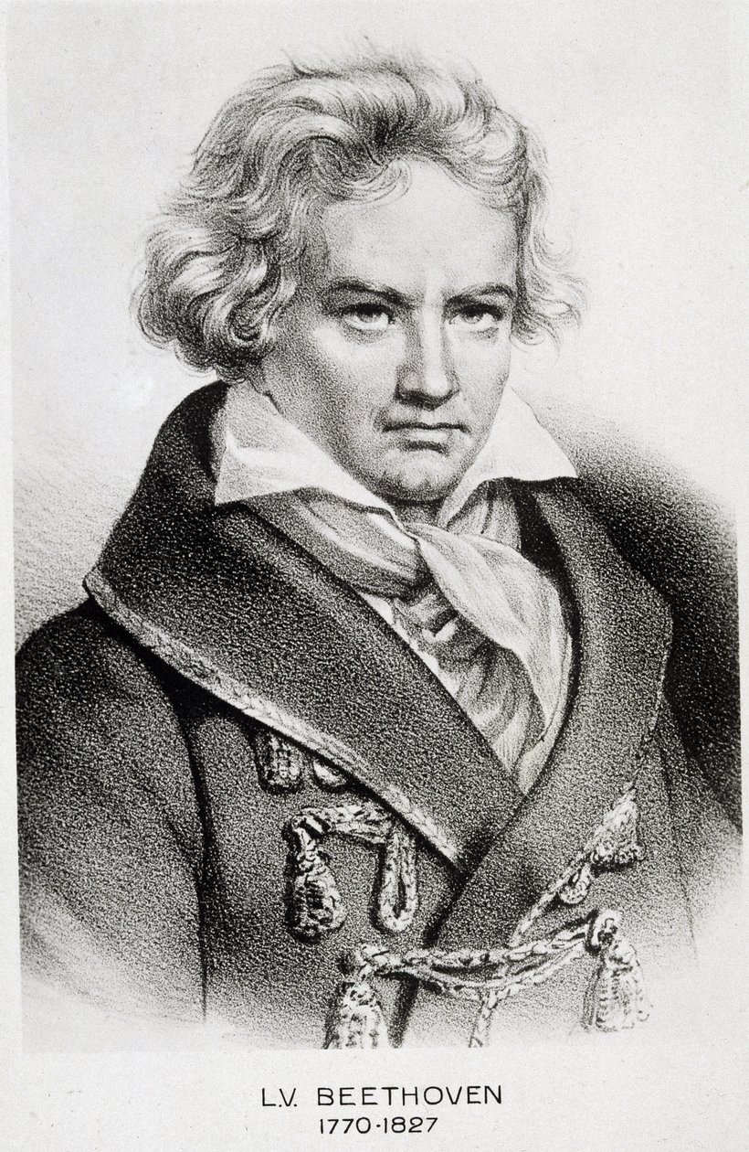 Portrait de Beethoven (1770 - 1827) - Unknown artist