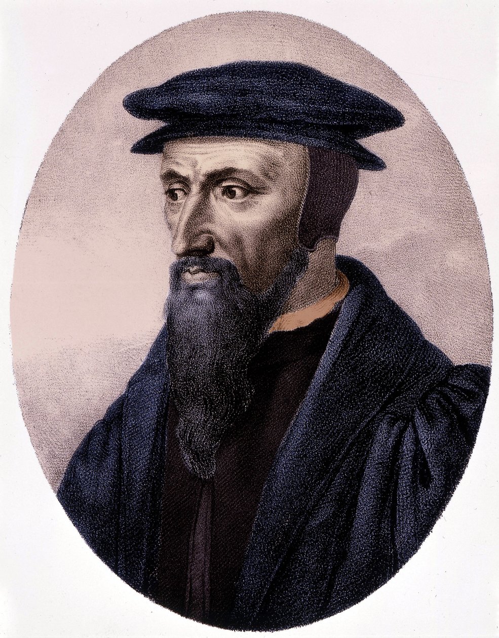 Portrait de Calvin (1509 - 1564) - Unknown artist