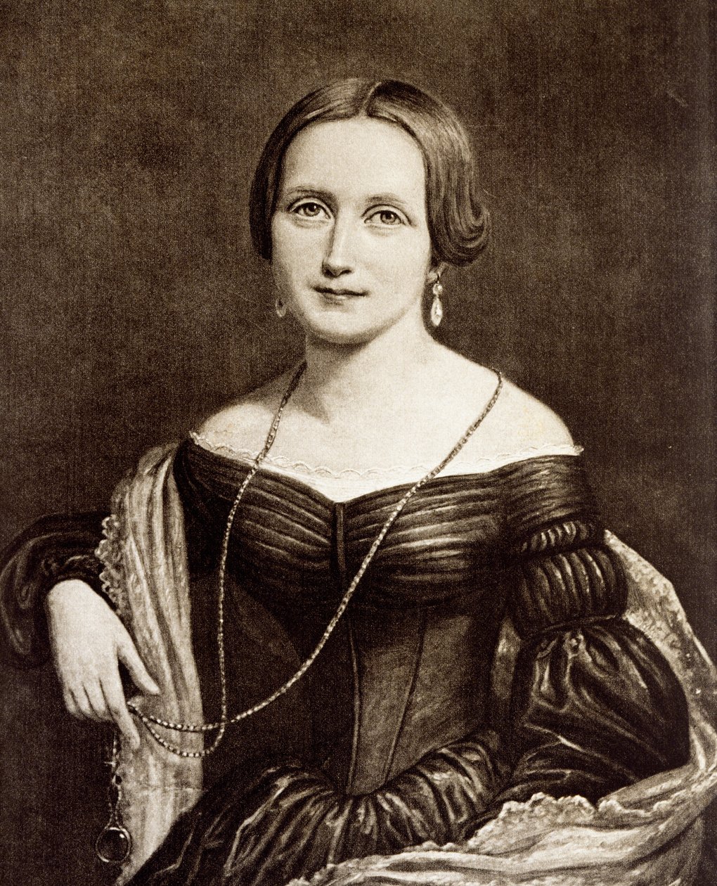 Portrait de Camilla Collet - Unknown artist