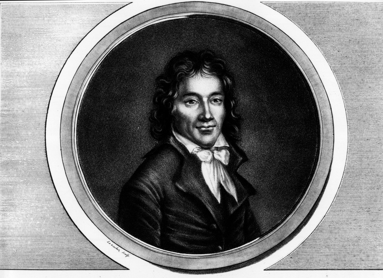 Portrait de Camille Desmoulins (1760-1794), député de Paris. Gravure dans « Collection complète des tableaux historiques de la Révolution française, en trois volumes. » 1804. - Unknown artist