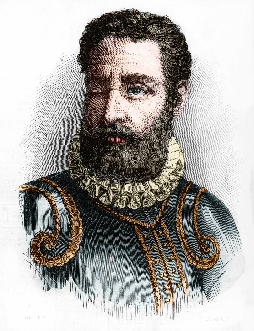 Portrait de Camoens Luis Vaz de Camoens, poète portugais (1525-1580) - Unknown artist