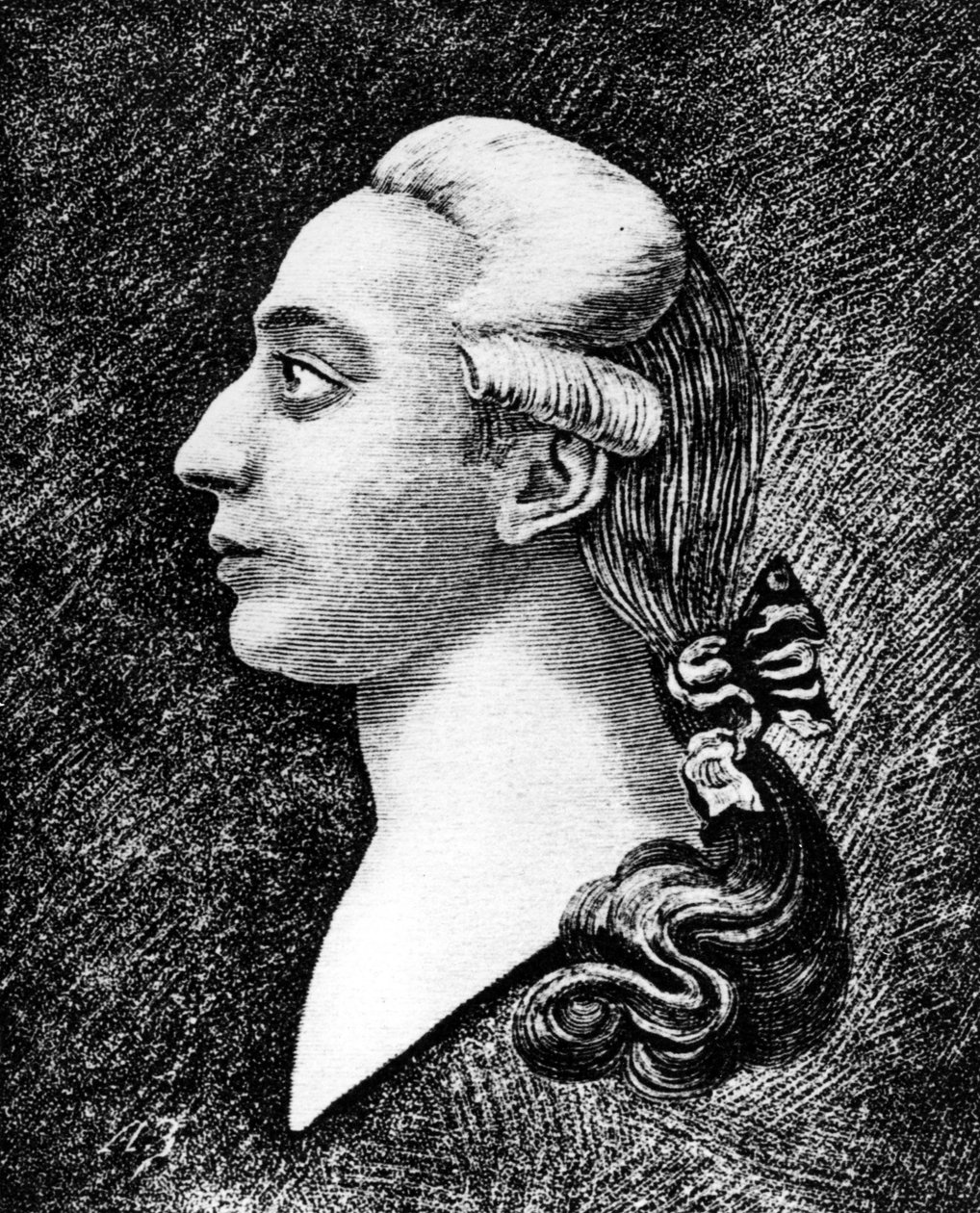 Portrait de Casanova. Gravure du 19ème siècle - Unknown artist