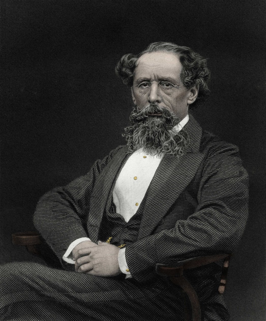 Portrait de Charles Dickens (1812-1870), écrivain anglais - Unknown artist