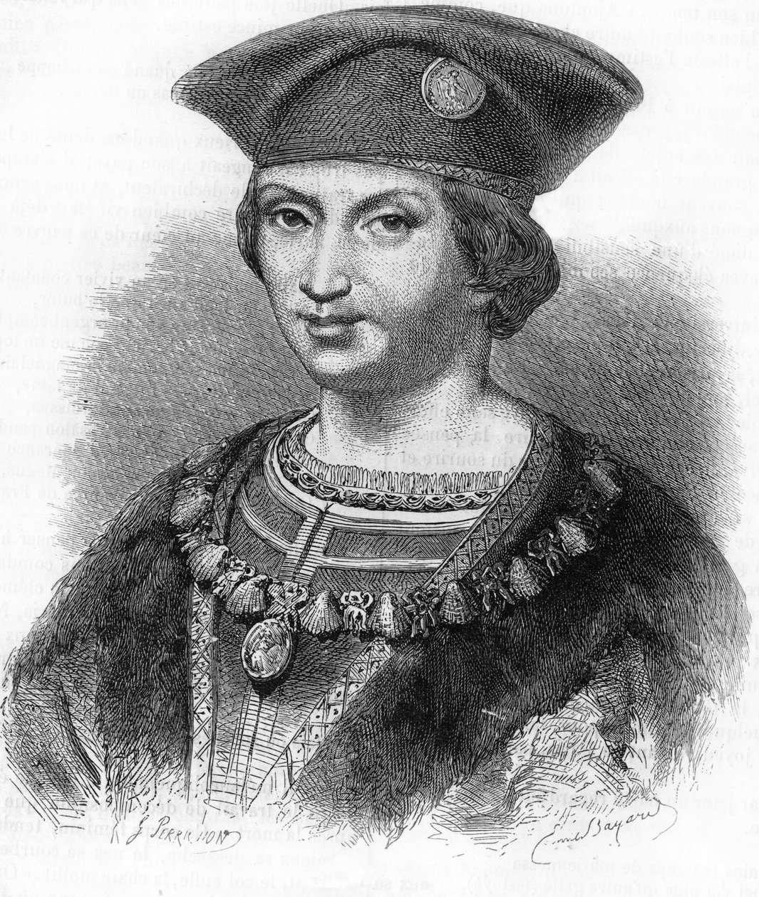 Portrait de Charles VIII roi de France (1470-1498) - Unknown artist