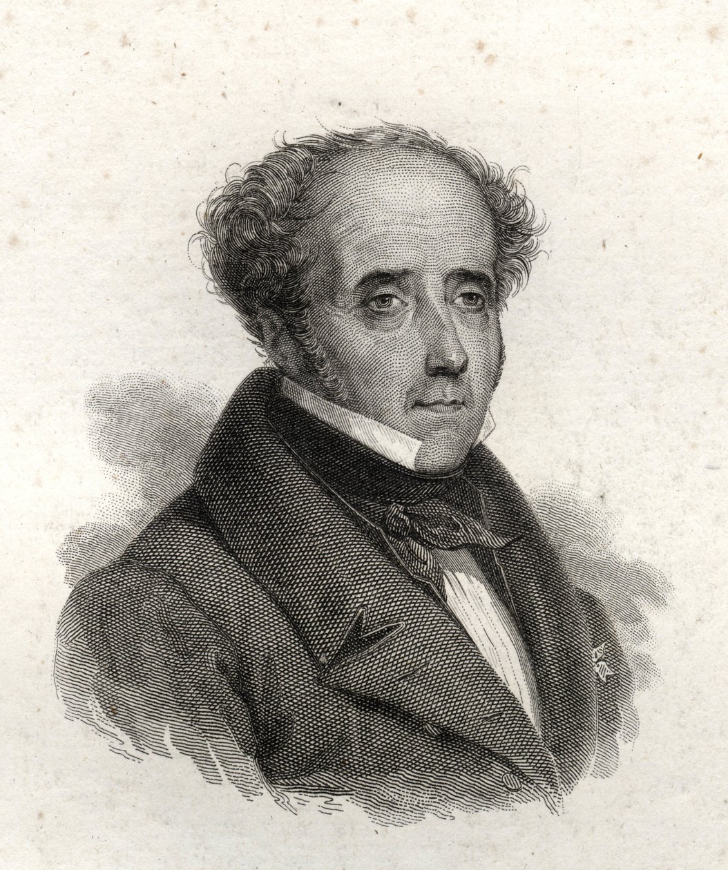 Portrait de Chateaubriand, gravure du XIXe siècle - Unknown artist