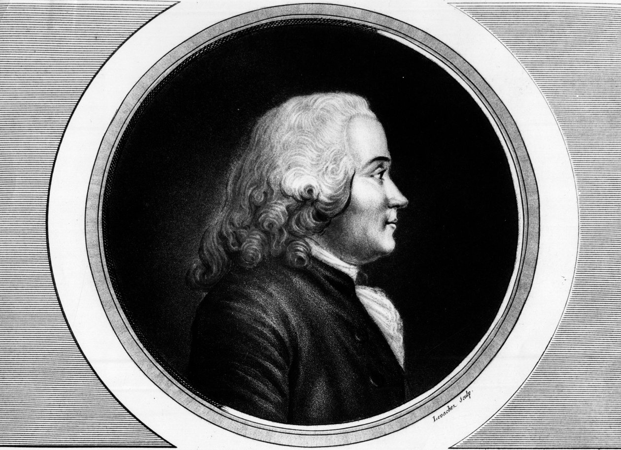 Portrait de Chrétien Guillaume de Malesherbes (1721-1794). Gravure dans « Collection complète des tableaux historiques de la Révolution française, en trois volumes » 1804 - Unknown artist