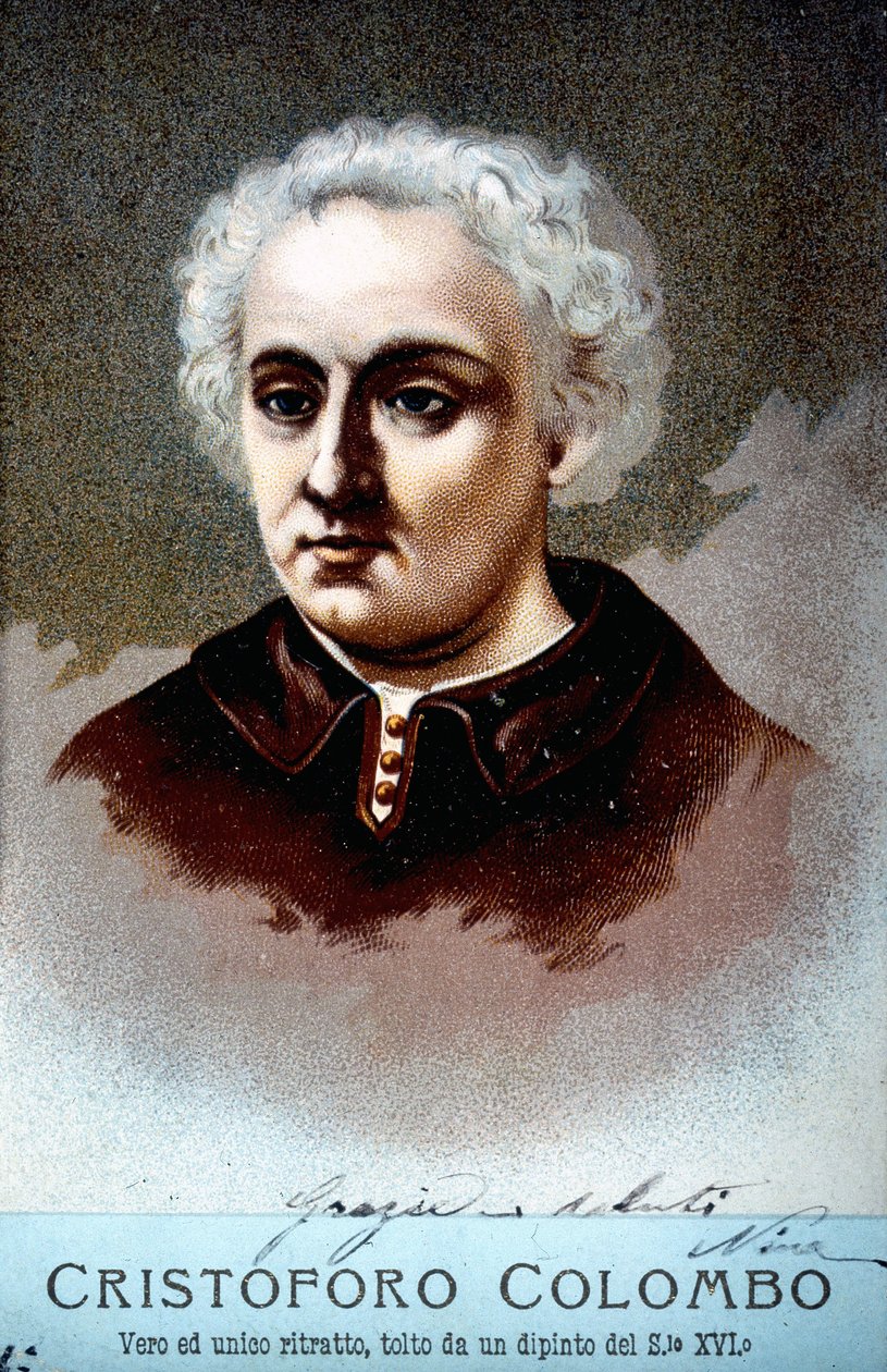 Portrait de Christophe Colomb - Unknown artist
