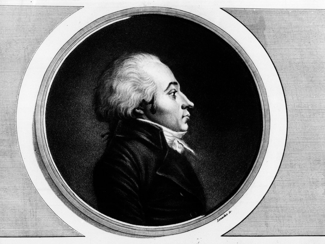 Portrait de Claude Roberjot (1752-1799), député de Saône-et-Loire à la Convention nationale. Gravure dans « Collection complète des tableaux historiques de la Révolution française, en trois volumes. » 1804 - Unknown artist