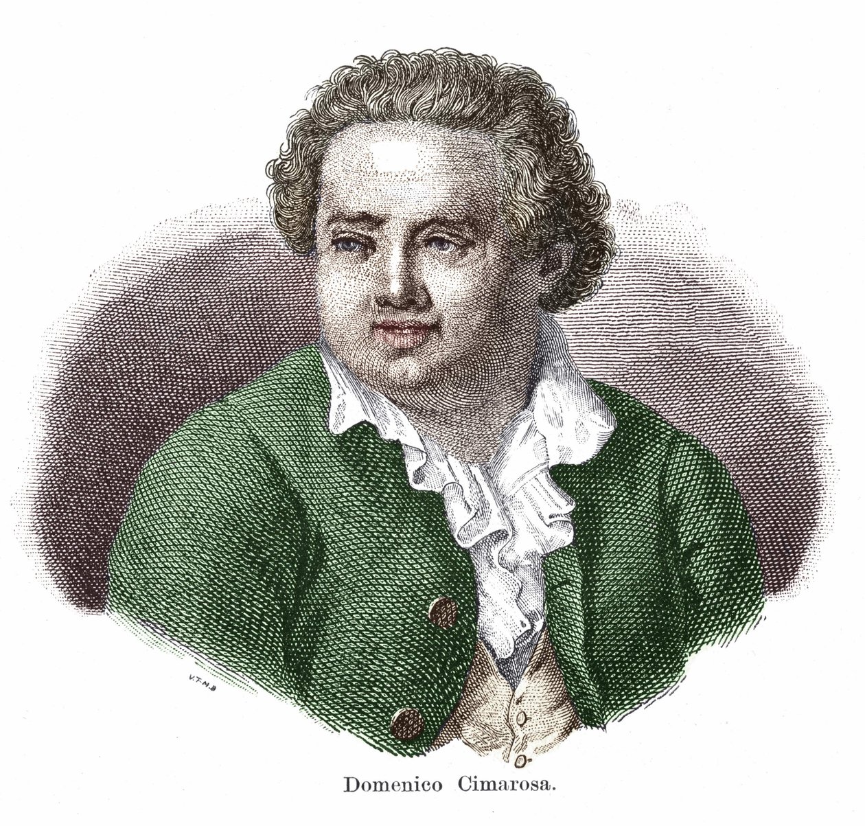 Portrait de Domenico Cimarosa (1749 -1801), compositeur italien - Unknown artist