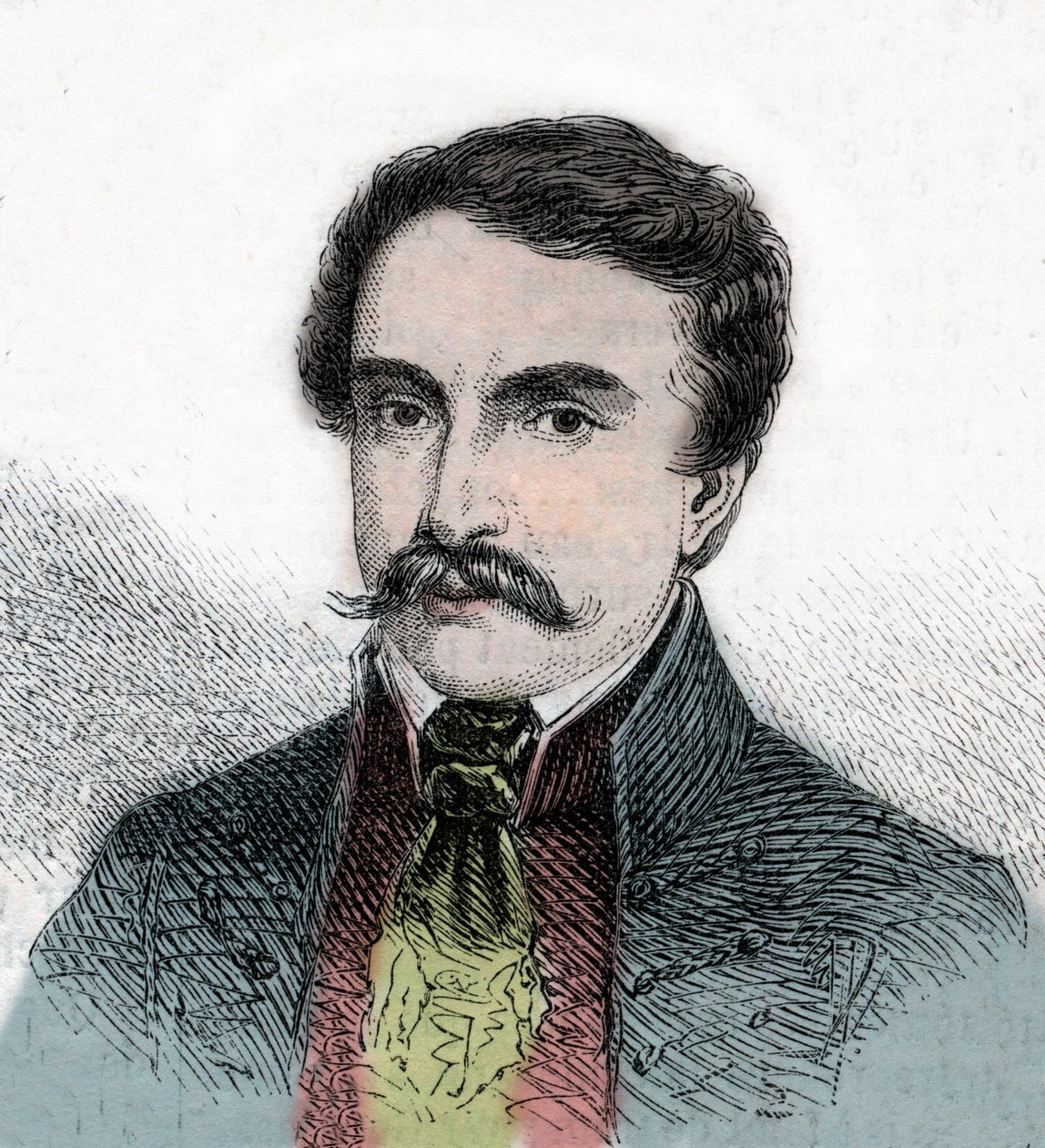 Portrait de Ferenc Deák (1803-1876), homme politique hongrois - Gravure dans « Le Monde Illustré » - Unknown artist