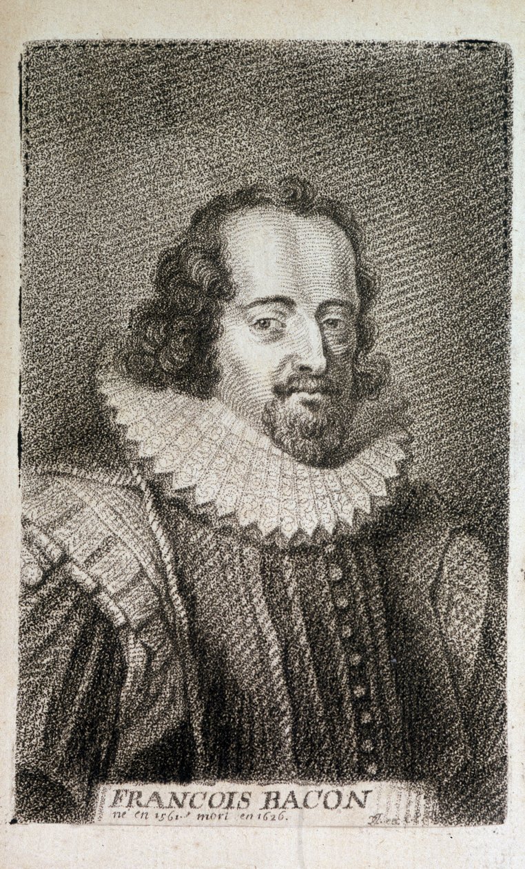 Portrait de Francis Bacon, philosophe anglais - Unknown artist