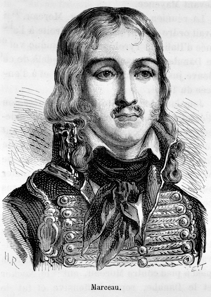 Portrait de François Séverin Desgraviers Marceau (1769-1796), général français - Unknown artist