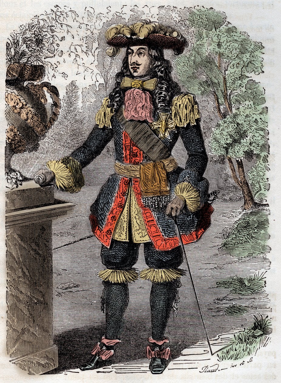 Portrait de Gabriel Nicolas de la Reynie (1625-1709) premier lieutenant général de police de Paris - gravure du 19ème siècle Collection privée - Unknown artist