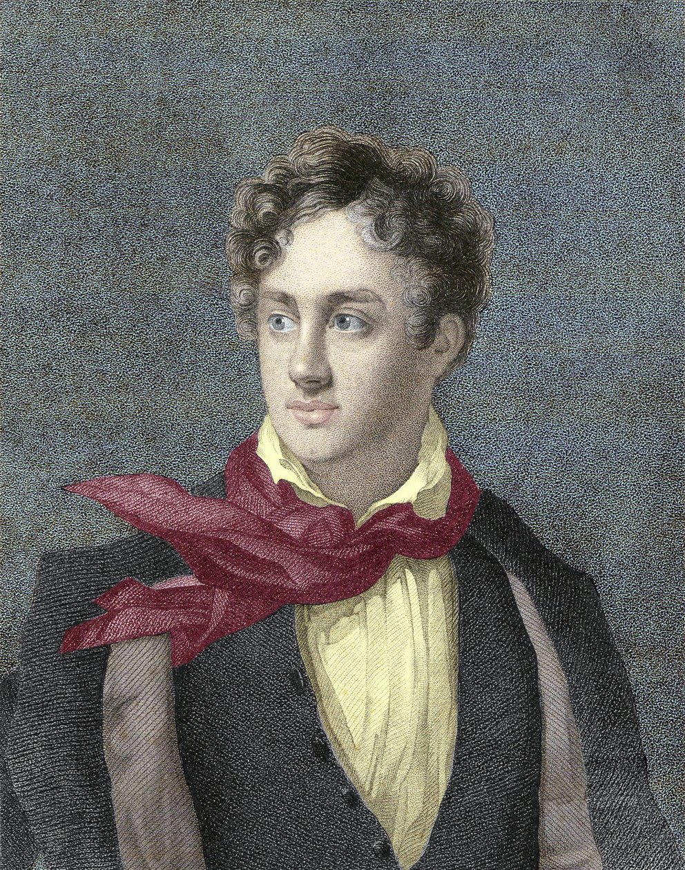 Portrait de George Gordon Noel, 6e baron Byron, Lord Byron - Unknown artist