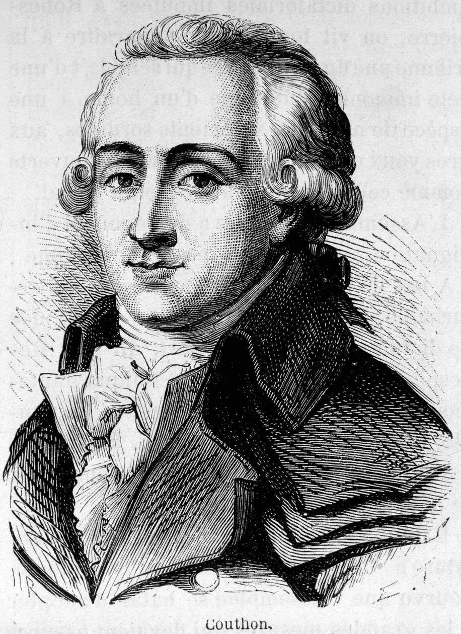 Portrait de Georges Couthon (1755-1794), politicien français - Unknown artist