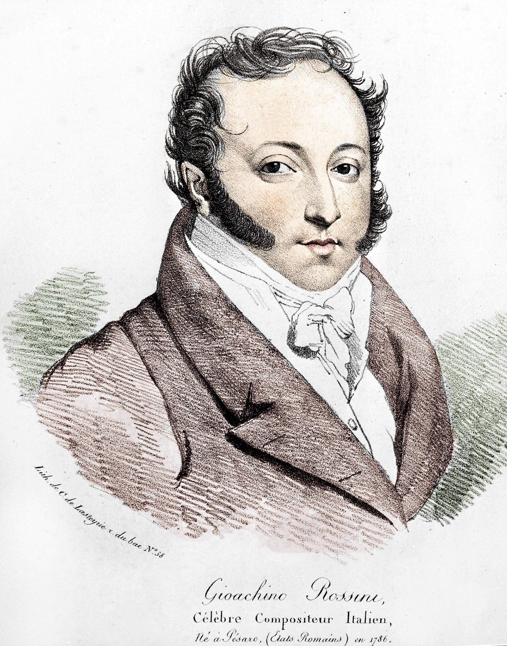 Portrait de Gioacchino Rossini (1792-1868) - Unknown artist
