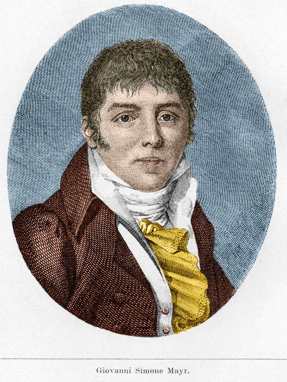 Portrait de Giovanni Simone Mayr (Johann Simon Mayr), compositeur italien (1763-1845) - Unknown artist