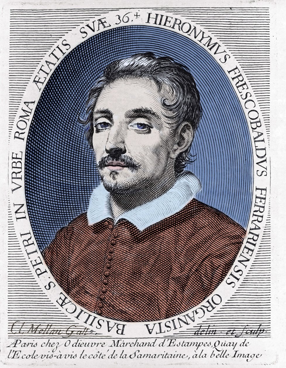 Portrait de Girolamo Frescobaldi (1583 - 1643) compositeur italien - Unknown artist