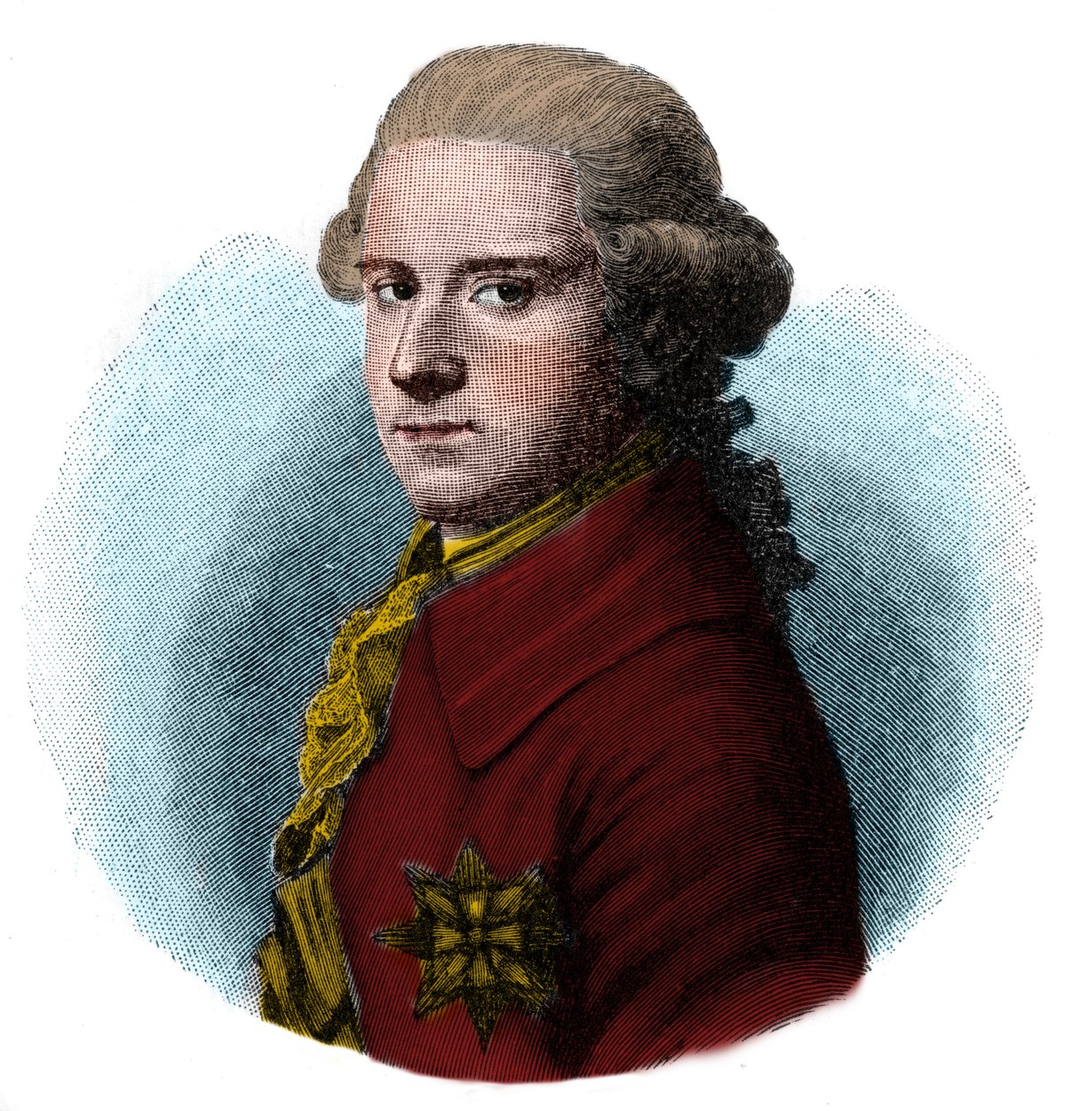 Portrait de Herzog Karl August von Sachsen Weimar Eisenach (Charles Auguste de Saxe-Weimar-Eisenach) - Unknown artist