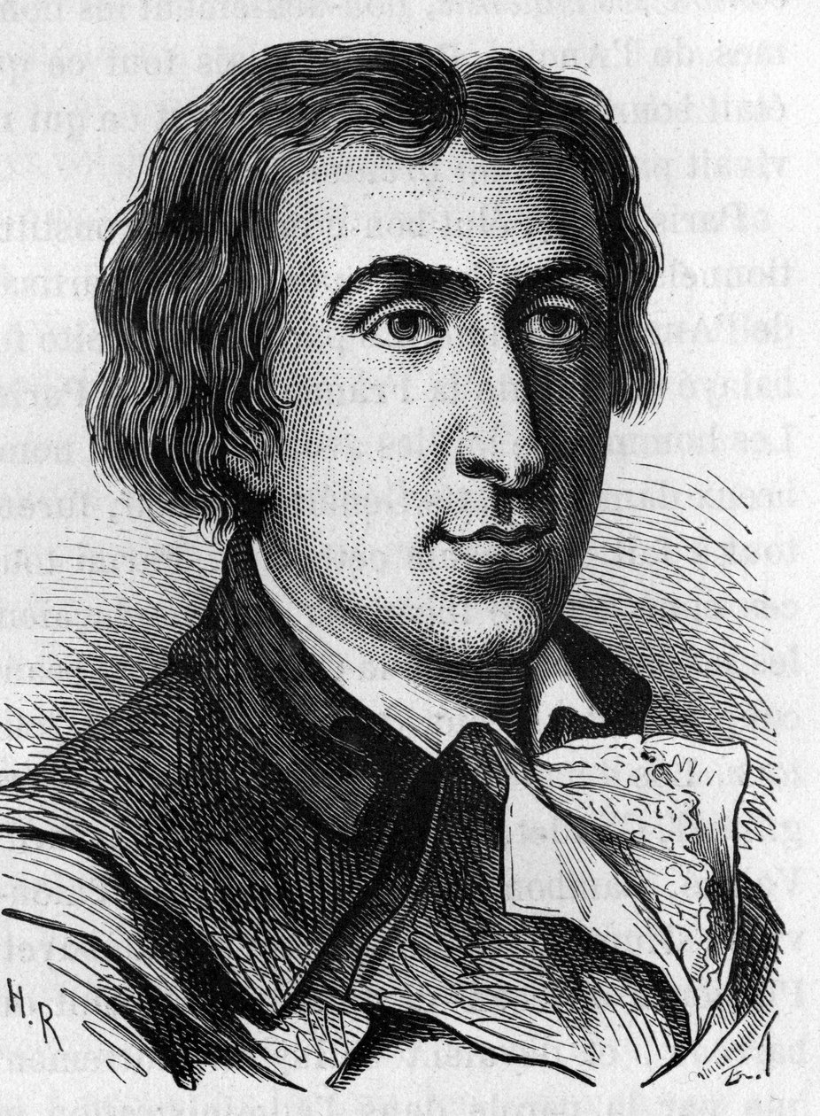 Portrait de Jacques Pierre Brissot de Warville, journaliste et politicien français (1754-1793). Il a fondé la Société des Amis des Noirs, partisan de l