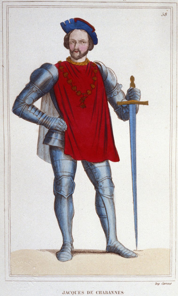 Portrait de Jacques de Chabannes Seigneur de LA PALICE. Maréchal de France 1470-1525 - Unknown artist